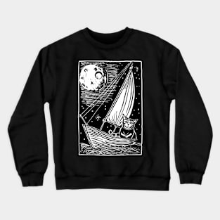 Sailing cat Crewneck Sweatshirt